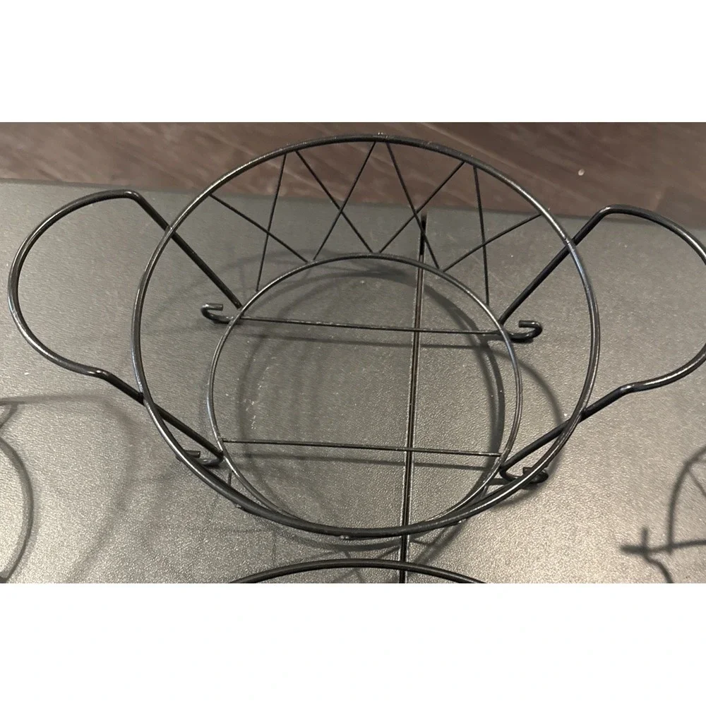 Temptations Tara Old World Variety Of Wire Baskets Holders Racks Set‎ Of 4
